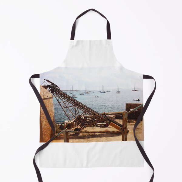 Item preview, the boats in the mediterranean sea seen from the port among the old irons designed and sold by alessiapenny.