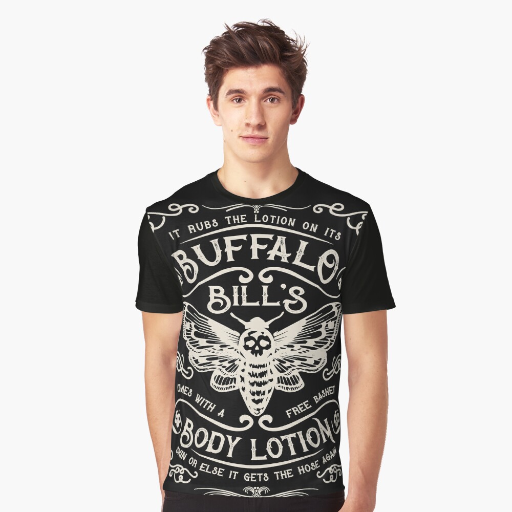 White Label Mfg Buffalo Bill's Body Lotion - 3/4 Sleeve Raglan T-Shirt Black/Deep Heather / M