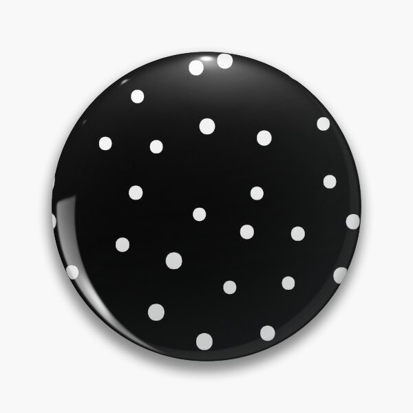 Item preview, Minimalistic Polka Dots Pattern, White Polka dot pattern, dotted aesthetic - Black designed and sold by PattyTheGecko.