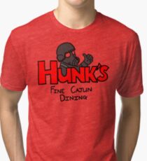 HUNK's Fine Cajun Dining Tri-blend T-Shirt
