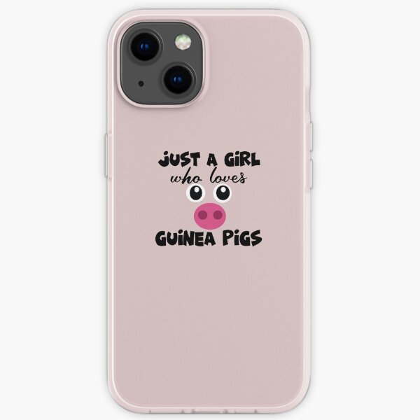 Cool Gift for Pet Lover Cute Guinea Pig Owner Gift iPhone Soft Case