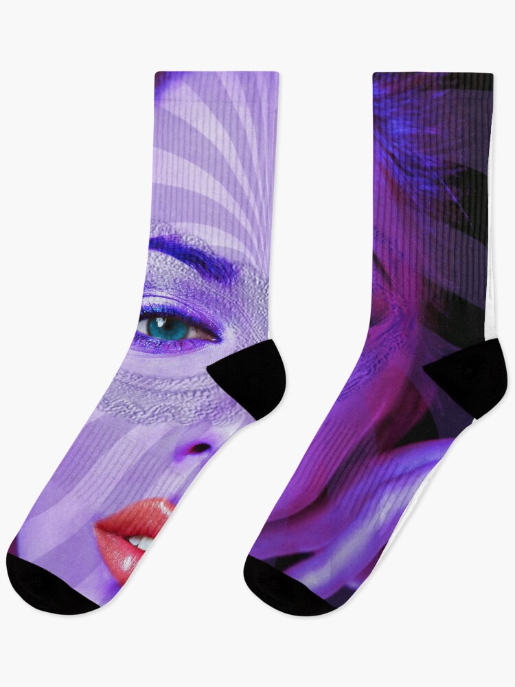 Thumbnail 1 of 5, Socks, Forget Me Not designed and sold by PAGalleria.
