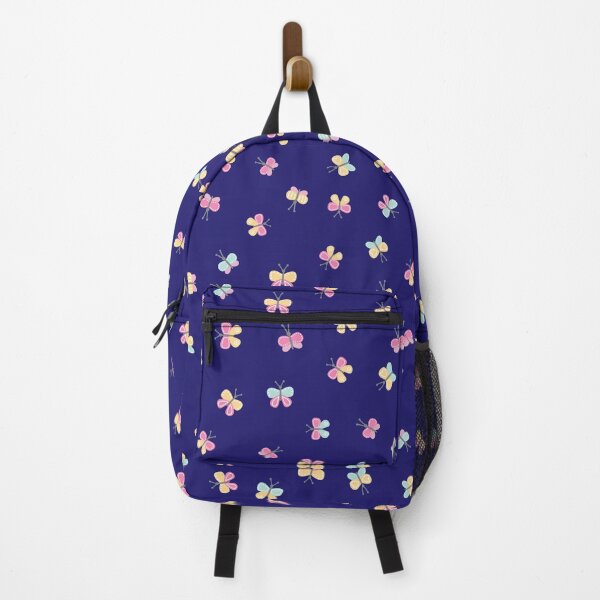 Item preview, Pretty butterfly Pattern, with beautiful pink butterflies - Dark Blue designed and sold by PattyTheGecko.