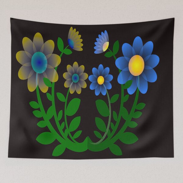 Item preview,  pastel floral folk art motif  designed and sold by Ralek.