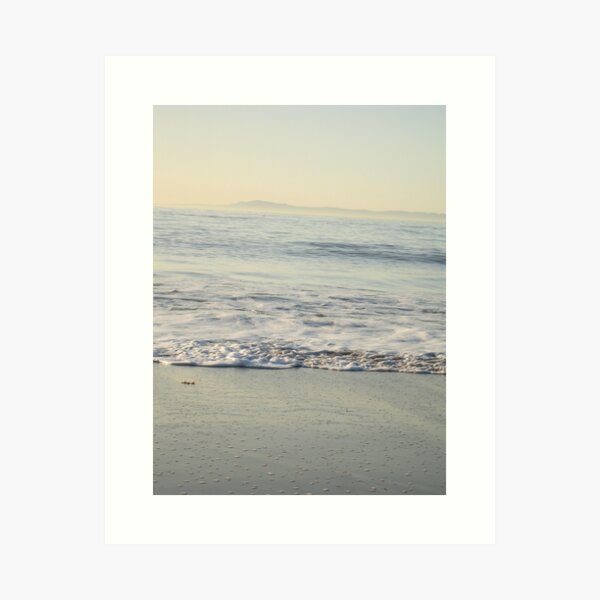 Golden Blue View Art Print