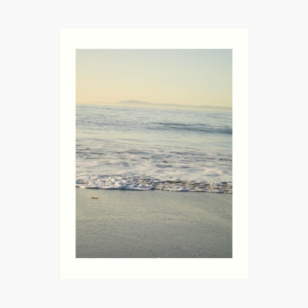 Golden Blue View Art Print