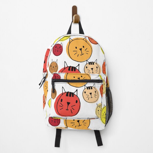 Item preview, Cat Faces Colorful Cartoon Drawing designed and sold by NancyMerkle.