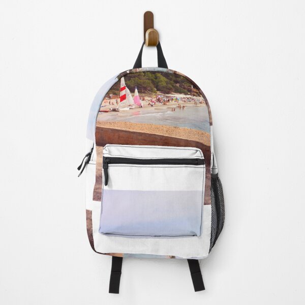 Item preview, saline beach of ibiza in summer in the balearic islands designed and sold by alessiapenny.