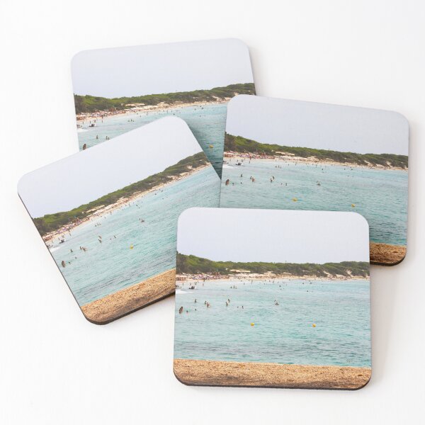 Aperçu de l'œuvre Plage saline d'Ibiza en été dans les îles Baléares créée et vendue par alessiapenny.