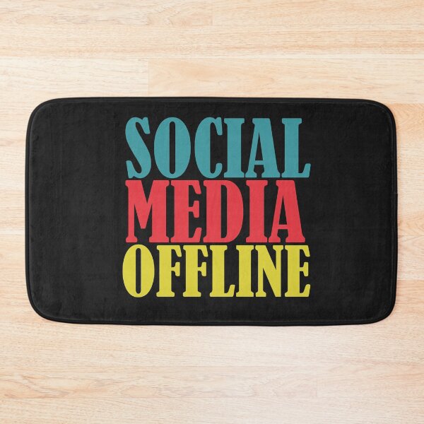 Item preview, Social Media Offline- Social media Detox- Social Media Luxury- Retro/ Vintage Colors designed and sold by EvaWolf.