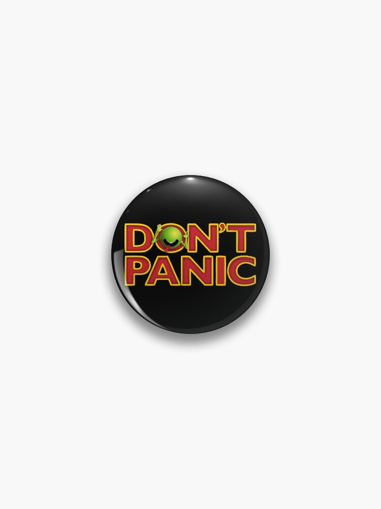 DON'T PANIC 1.25 Magnet Hitchhiker's Guide HHGG Keep Calm Alien Book  Slogan