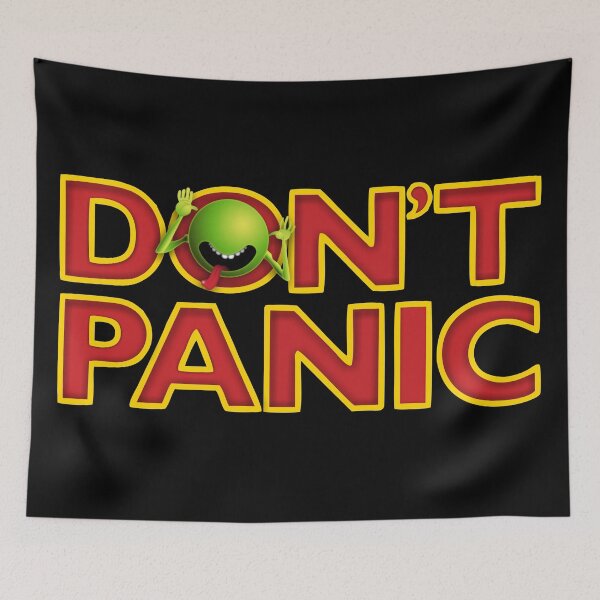 Item preview, Don't Panic designed and sold by JHermanRussell.