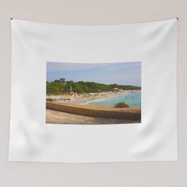 Aperçu de l'œuvre Plage saline d'Ibiza en été dans les îles Baléares créée et vendue par alessiapenny.