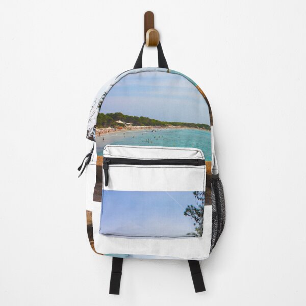 Item preview, saline beach of ibiza in summer in the balearic islands designed and sold by alessiapenny.
