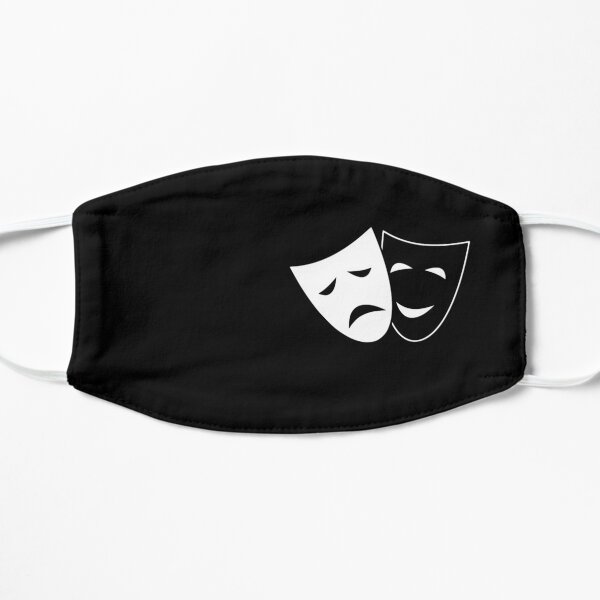 Comedy Tragedy Flat Mask