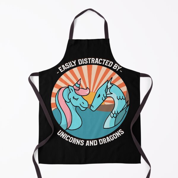 Item preview, Dragons and Unicorns - Unicorns and Dragons Distracted designed and sold by Coder-T.
