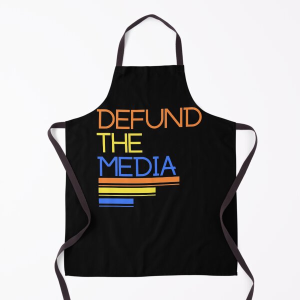 Item preview, Retro Vintage Defund The Media Anti Fake News 80's Tee designed and sold by BrighterVibes.
