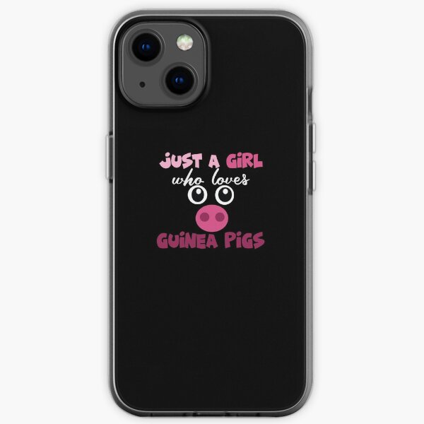 Cool Gift for Pet Lover Cute Guinea Pig Owner Gift iPhone Soft Case