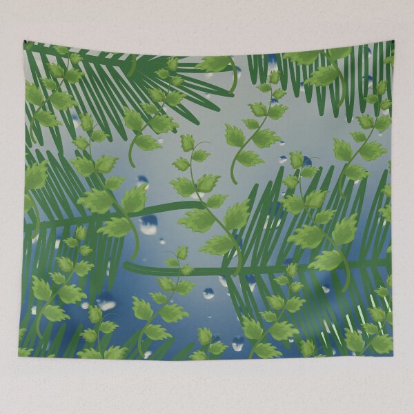Item preview,  Green Floral Palm Leaves designed and sold by Pris25.