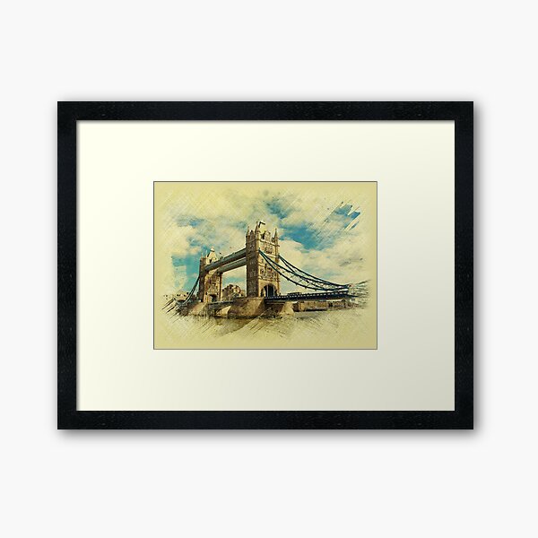 Item preview, London Bridge Sticker designed and sold by gooddesignart.