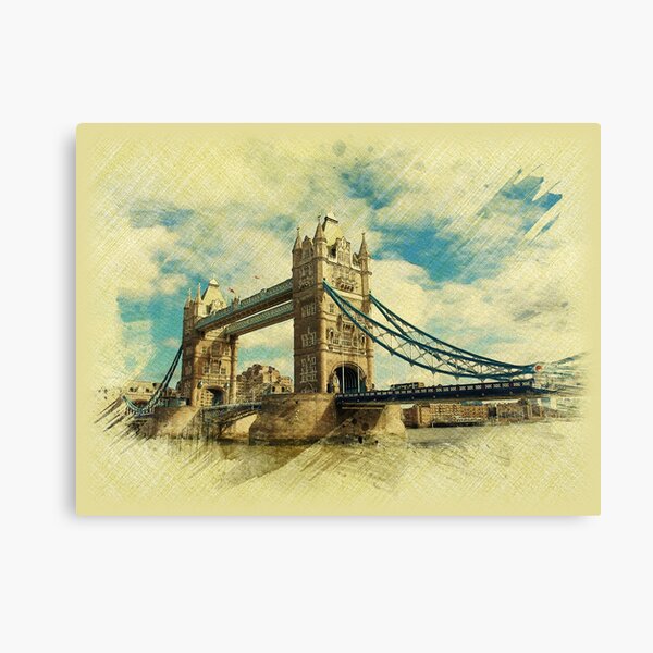 Item preview, London Bridge Sticker designed and sold by gooddesignart.