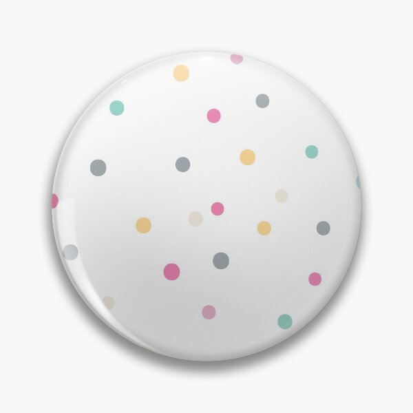 Item preview, Adorable Pastel Coloured Dots Pattern - Polka dot pattern, dotted aesthetic - White designed and sold by PattyTheGecko.