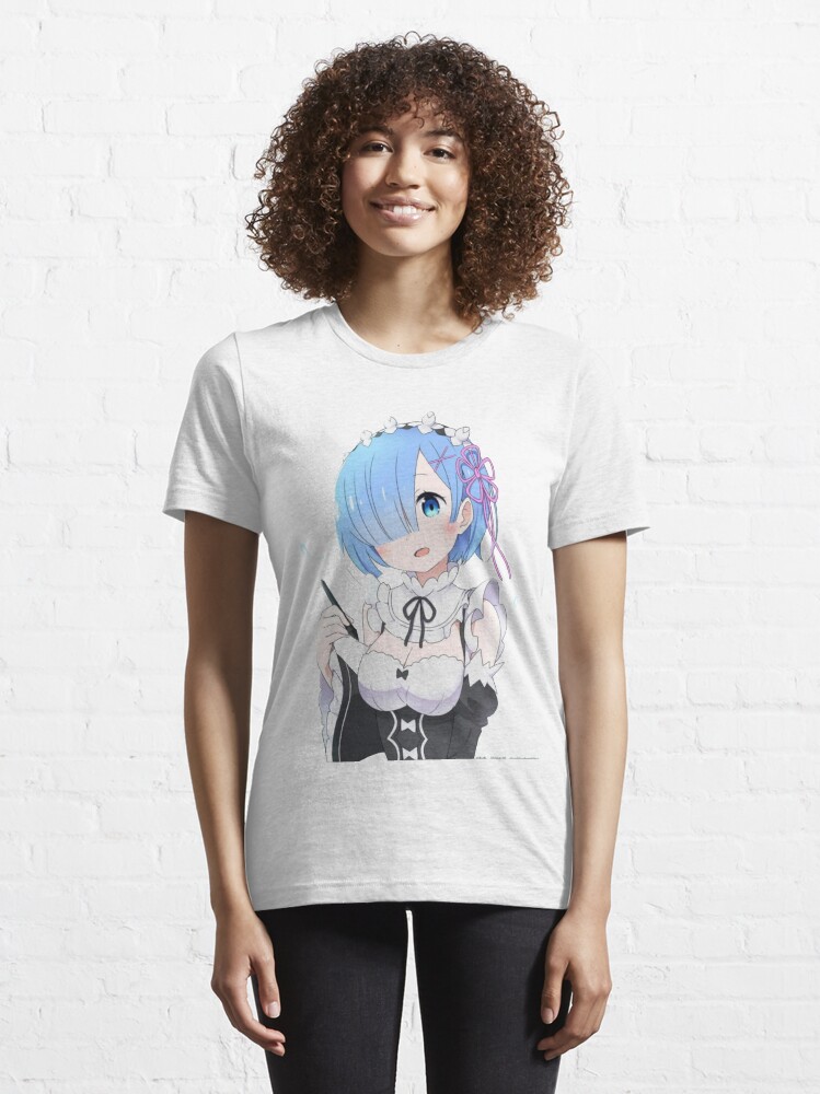 "rem" Tshirt for Sale by ahmedtaki Redbubble rem re zero figure t