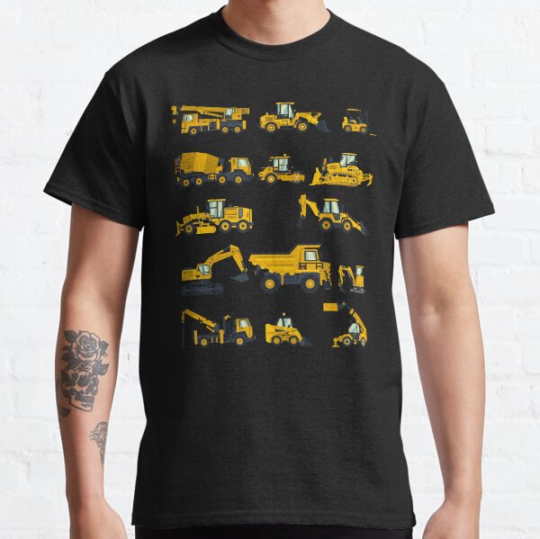 Construction Equipment for Men, Women, Boys and Girls Classic T-Shirt