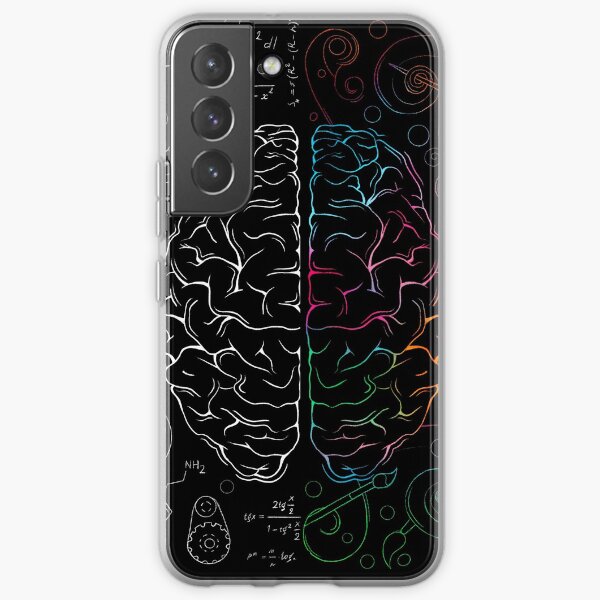 Left Brain Right Brain Logic & Art Contrast Samsung Galaxy Soft Case