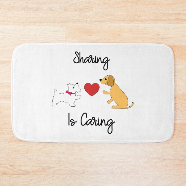 Item preview, Sharing Is Caring | Cute Dog Design designed and sold by Spektre-Co.