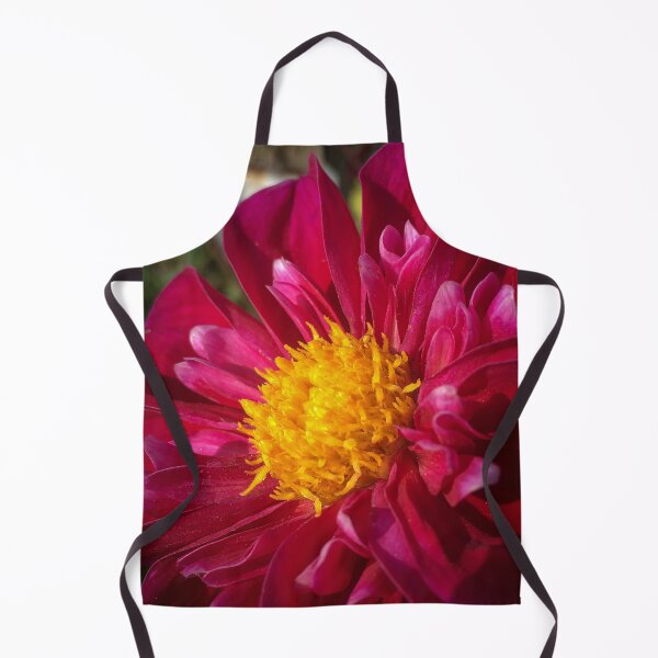 Item preview, Close up of a Pink Collarette Dahlia Flower with Orange Disc Floret 045 designed and sold by Bees-n-Flowers.