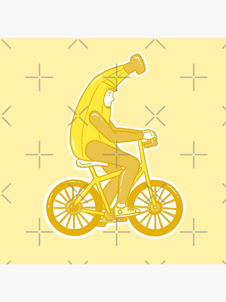 banana-man-on-a-banana-bike-poster-by-figstreetstudio-redbubble