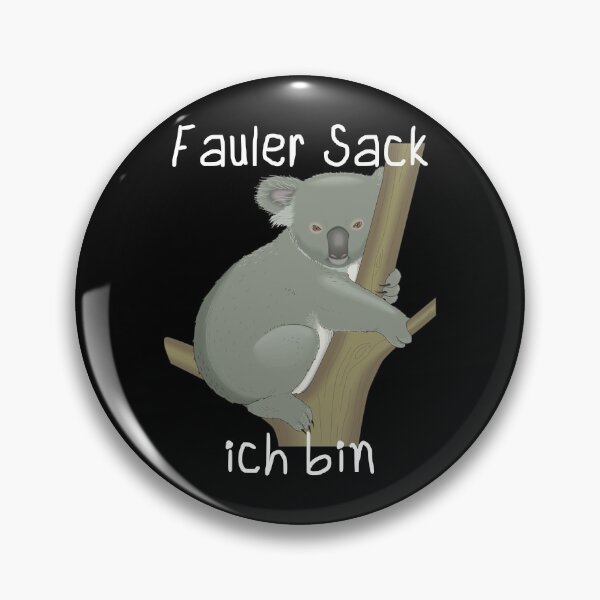 Aperçu de l'œuvre Foutu paresseux je suis (en allemand) créée et vendue par schuettelspeer.