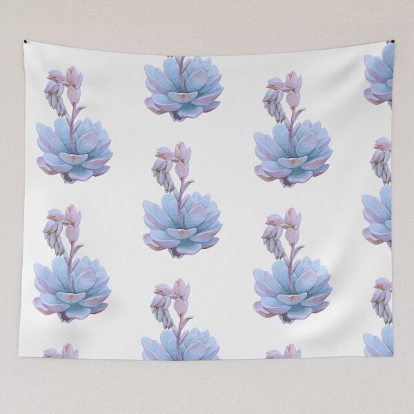 Item preview, Watercolor hand painted echeveria blossom designed and sold by sleeperr.