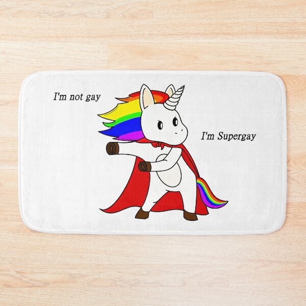 Item preview, Unicorn, SuperUnicorn 1 - I'm not gay, I'm Supergay designed and sold by Jess-Xs.