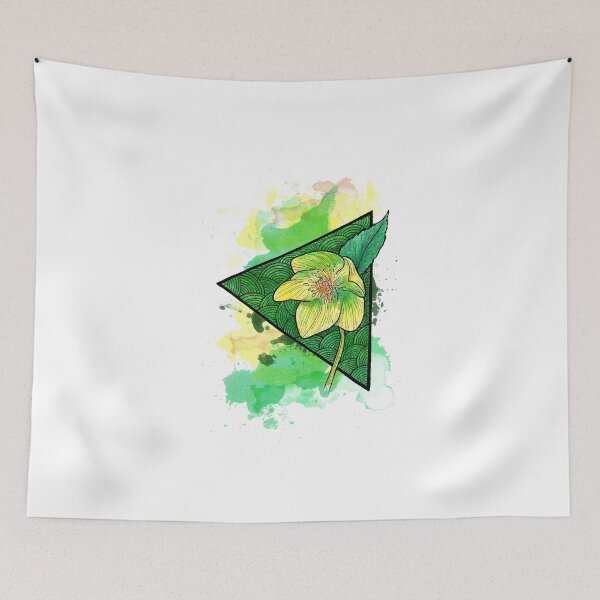 Item preview, Green Helleborus Triangle designed and sold by Art by Sylph.