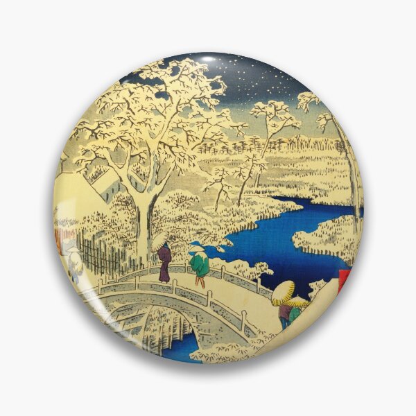 Item preview, "Meguro taikobashi yūhinooka" by Ando Hiroshige designed and sold by Ukiyo-e World.