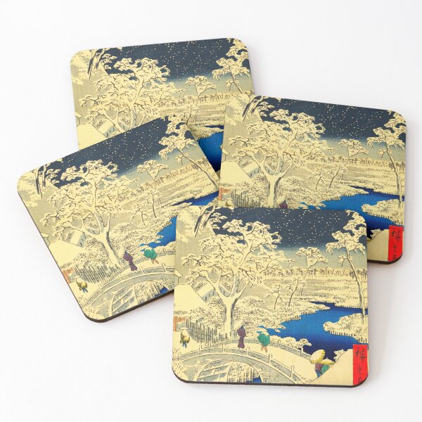 Item preview, "Meguro taikobashi yūhinooka" by Ando Hiroshige designed and sold by Ukiyo-e World.