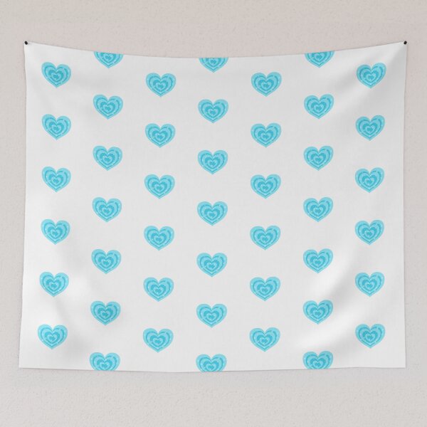 Item preview, blue glittery kidcore heart  designed and sold by cbeaaa.