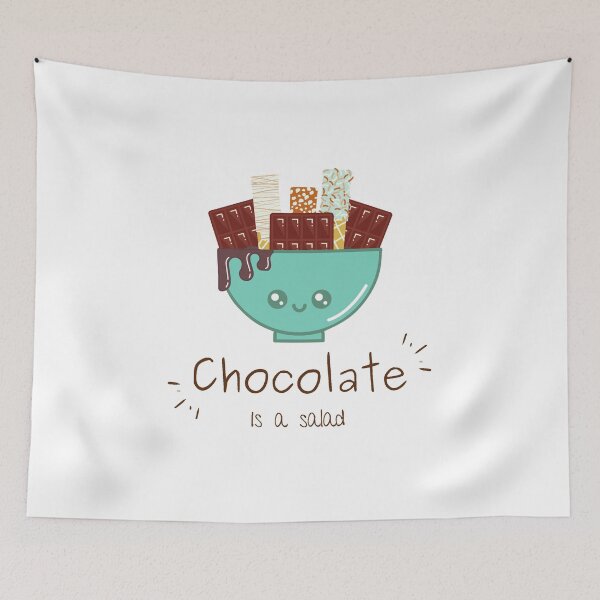 Item preview, Chocolate is a Salad designed and sold by Colorful Misfits.