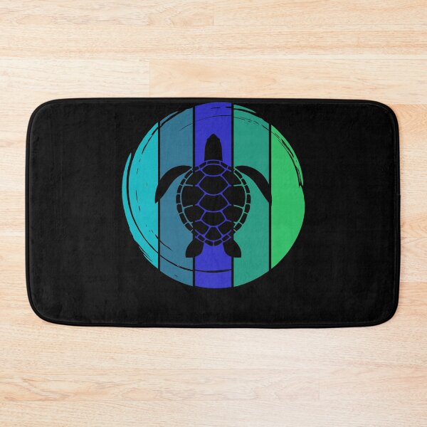 Item preview, Save the Turtles Distressed Ocean Colored designed and sold by BrighterVibes.