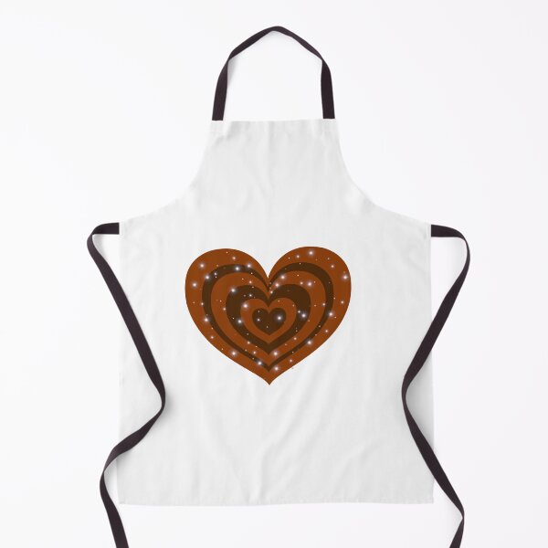 Item preview, brown glittery kidcore heart designed and sold by cbeaaa.