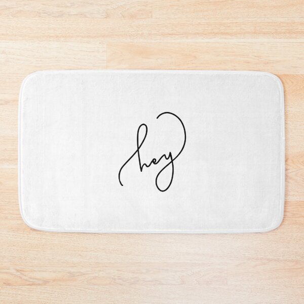 Item preview, Hey - Cursive Slanted designed and sold by doodlegraphy.