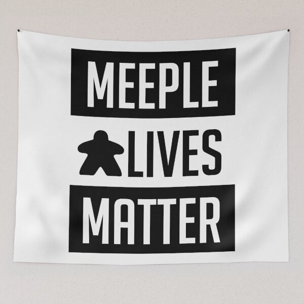 Item preview, Meeple Lives Matter designed and sold by GamingThreads.