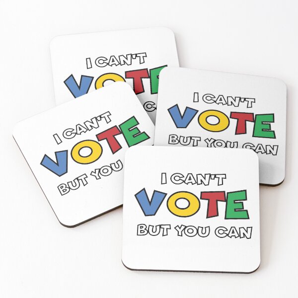 Item preview, I Can't Vote But You Can Future Voter Colorful Election  designed and sold by TravelScientist.