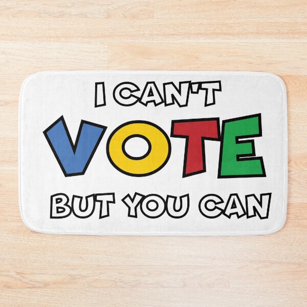 Item preview, I Can't Vote But You Can Future Voter Colorful Election  designed and sold by TravelScientist.