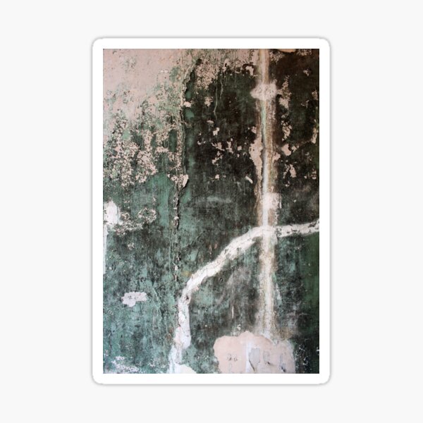 Green and White Junction Sticker