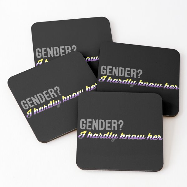 Item preview, Gender? Hardly know her 2 - Nonbinary  designed and sold by meddlsome.