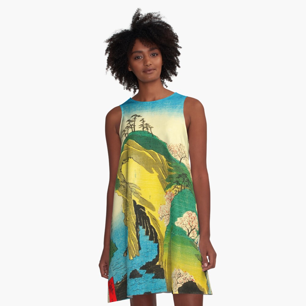 Item preview, A-Line Dress designed and sold by ukiyoeworld.
