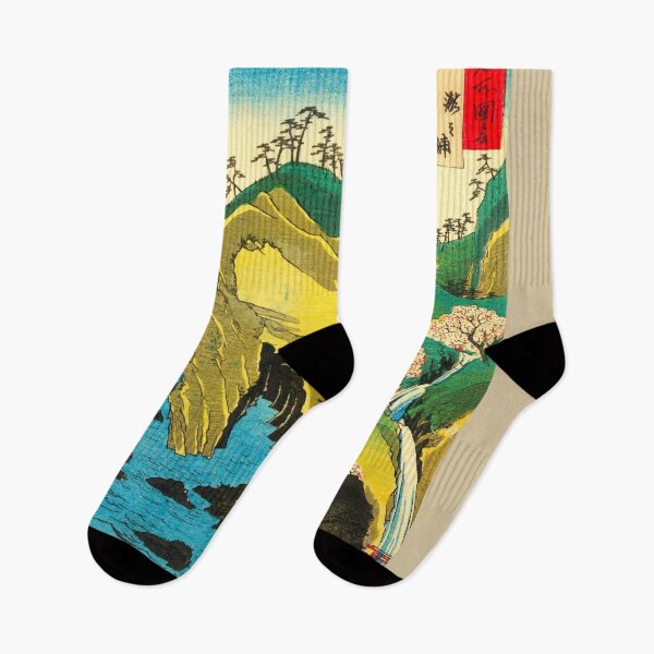 Item preview, "Noto, taki no ura" by Ando Hiroshige designed and sold by Ukiyo-e World.
